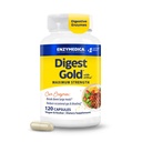 Enzymedica Digest Gold + ATPro, Maximální síla trávicí enzymy, Pomáhá Digest Velké jídlo, pro plyn a nafouknutí, 120 Kapsle