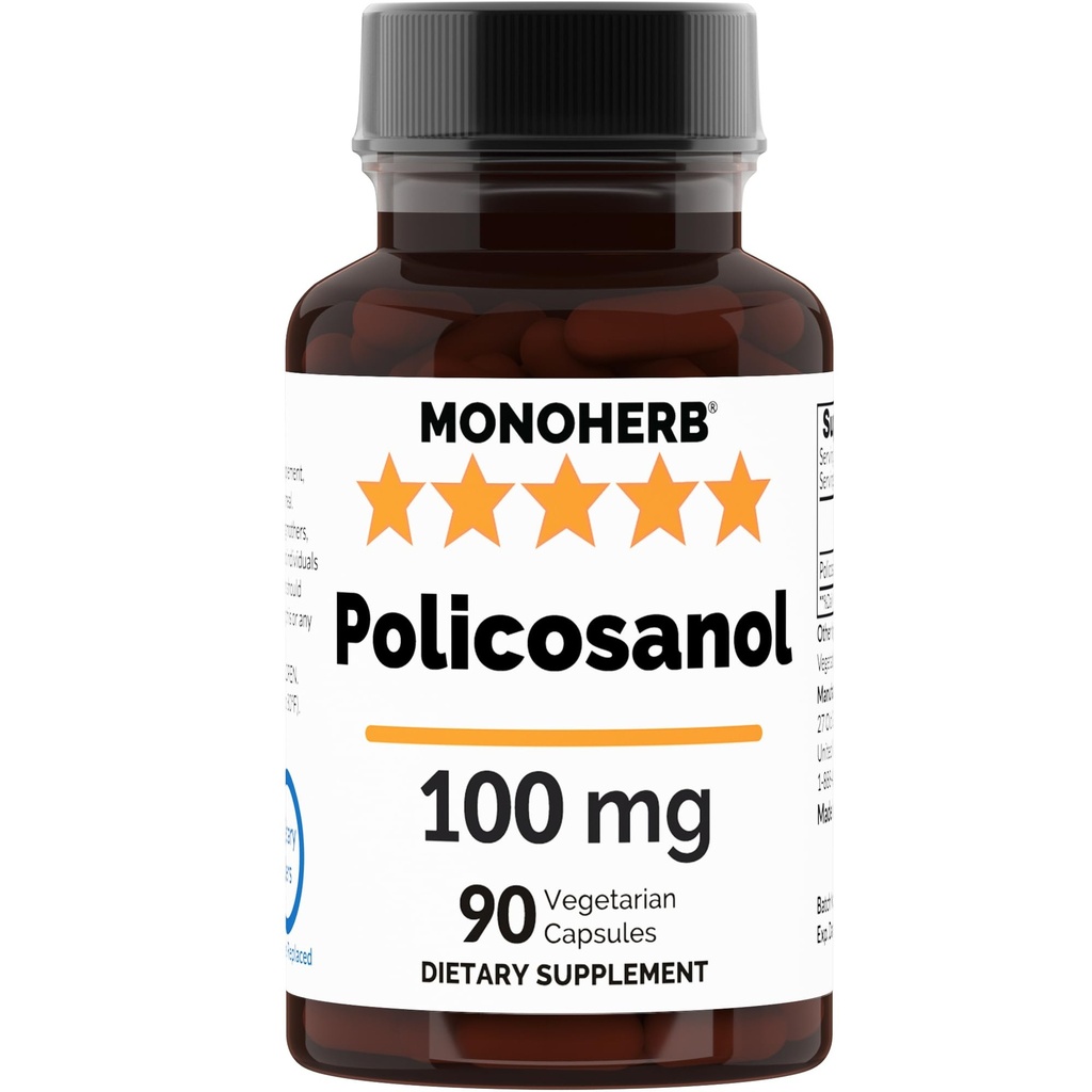 MoNOHERB Policosanol 100 mg v jedné tobolce - 90 Veg Kapsle
