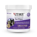 Zymox Advanced Enzymatic Ear Wipes for Dogs and Cats - for Dirty, Waxy, Smradlavé uši - Premium Strength Ear Cleaner Wipes - Non- Irritating - Hypoalergenní - 100 ct