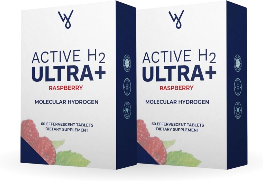 Aktivní H2 Ultra + Hydrogen vodní tableta, přírodní Malina. Optimalizovat zdraví, podporovat imunitu a rovnováhu antioxidanty s výhodami molekulárního vodíku 120 Služeb