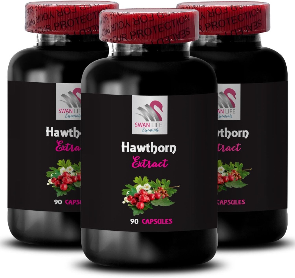 Rooted in Nature - HAWTHORN EXTRACT - Berry Boost, starověký Leaf Extract, Flora 's Berry Magic, Botanical Wild Berry, Traditional Leaf, Harvest Blend, Leaf Power Tradition 3 Lahve 180 Kapsle