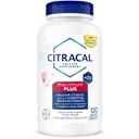 Citracal Maximum Plus, 650 mg vápníku Citrát, snadno vstřebaný a vysoce rozpustný 25 mcg (1000 IU) Vitamin D3, Podpora kostního zdraví, dodatek vápníku pro věky 12 +, 120 Počet (Balení květen Vary)