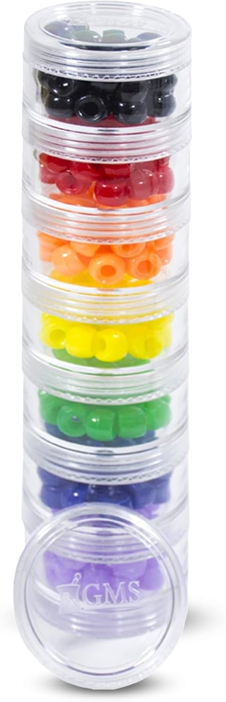 7 Day Medicine Pořadatel pilulek - Stackable Pill Box - Vhodné malé tablety a vitamínové doplňky - Udržujte svůj denní a týdenní medicína organizována na jednom místě - malé - jasné