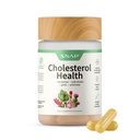 Snap doplňky Cholesterol zdraví - Přírodní podpora pro srdce, játra, stravovací a metabolické zdraví, 60 Vegetariánské Kapsle (30 Služení, 1 měsíc dodávky)