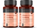 pureclinica Bilberry Extract 10,000mg x 360 tablet (2 lahvičky) - 10 x více anthokyanidinů na tabletu než většina ostatních - a 5mg Black Pepper Extract pro 300% zvýšení absorpce
