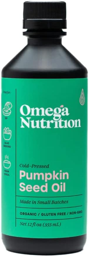Omega nutriční dýňový olej, 12- Ounce
