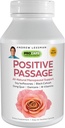 ANDREW LESSMAN Pozitivní průchod 180 Kapsle - Přírodní Menopauzální podpora a rovnováha pro ženské hormon Levels. Se Soy Isoflavones, Black Cohosh, Dong Quai, Damiana. Žádné doplňkové látky