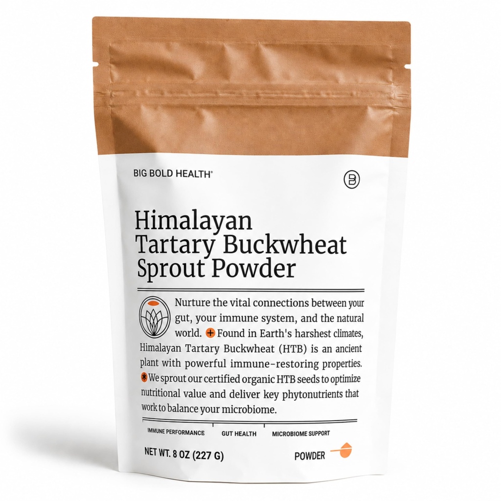 BIG BOLD ZDRAVOTNÍ Himálajský asfaltový prášek - Imunitní podpora Superfood s 200x více polyfenolů, prebiotický fiber, Non- GMO, gluten- Free, Grain- Free, Vegetarian, 30 Služeb