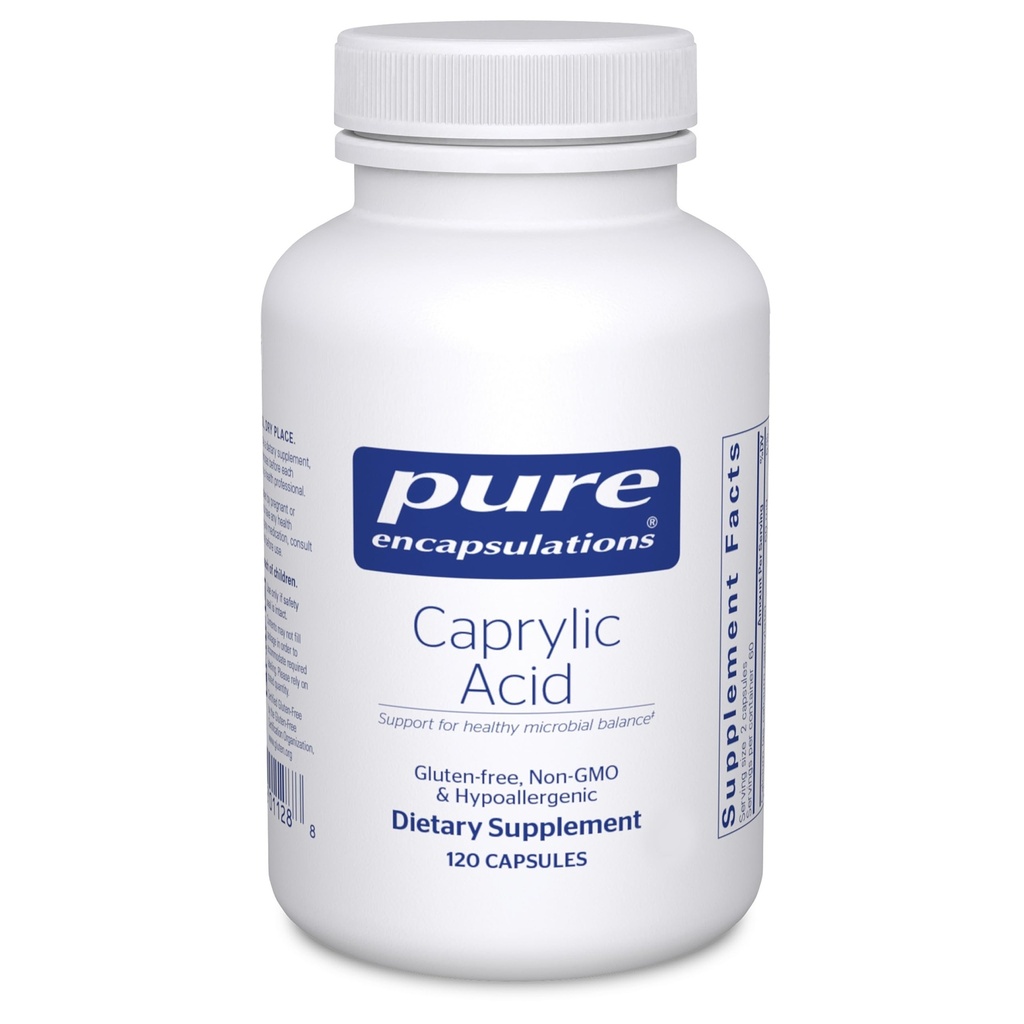Čisté enkapsulations Capyl Acid CLAS124; Doplněk pro Gut and Digestive Health, GI Balance, Gastrointestinální podpora a střevní zdraví * CLAS124; 120 Kapsle