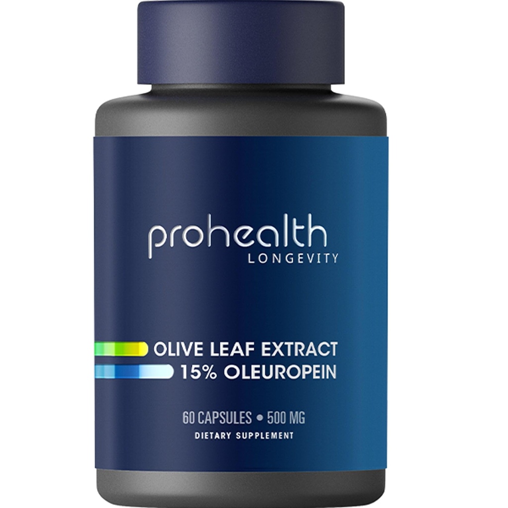 ProHealth Olive Leaf Extract (15% Oleuropein) (500 mg, 60 Veggie Kapsle)