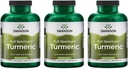 Swanson Full Spectrum Turmeric (Kurkumin) - Společné zdraví, Digestion, Heart Health & Játra Supplement - Curcuma Longa Formule Podpora paměti - (240 Kapsle) 3 Pack