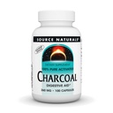 Zdroj Naturals Charcoal - 100% čisté aktivované, stravovací pomůcky - 100 kapslí