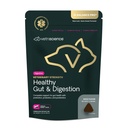 VetriScience Veterinary Strength Health Gut & Digestion - Pet Digestive Health Supplement for Cats & Dogs - Gut Health & Immunitary Support - Funkce Probiotika, Prebiotika a Postbiotika - 60 Počet