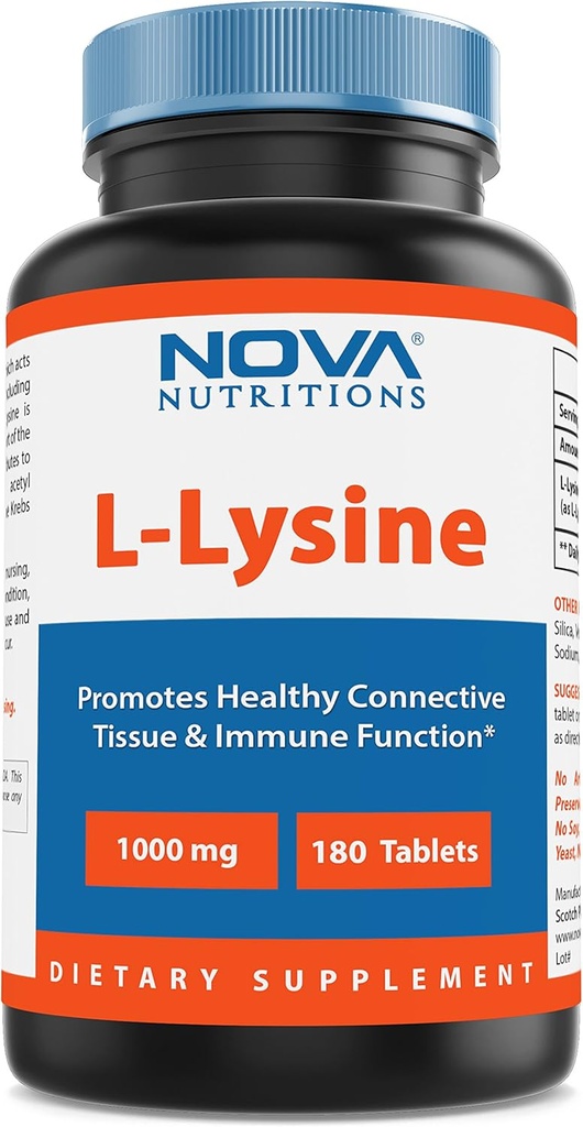Nova Nutritions L- Lysin 1000 mg - 180 tablet