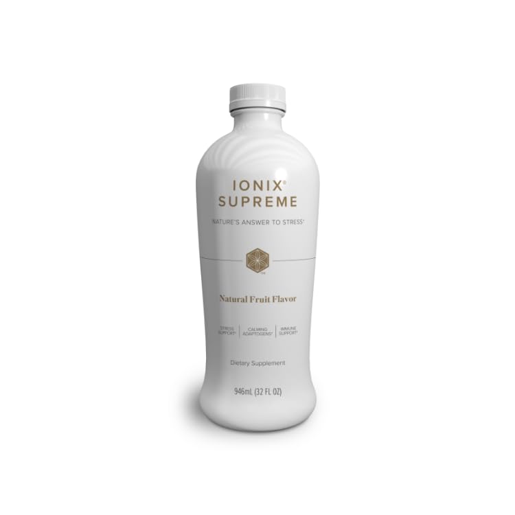 Ionix Supreme - Nápoj s Niacinem, Vitamin B12, Vitamin B6 a Riboflavin na pomoc při boji proti stresu - 32- Ounce Lahvička (přírodní ovocný příchuť)