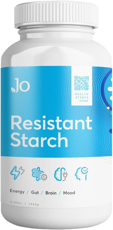 Jo je odpor Starch Powder - Premium Maize-Derived Superfood, Banana- Free, Lectin-Free - Fiber dodatek k podpoře energie, Gut Health, Mood a Butyrate Production (3LB Supply)