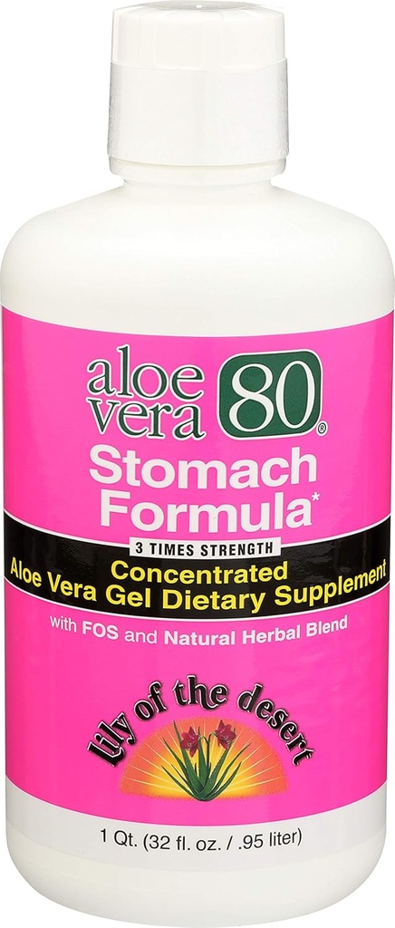 Aloe 80 Organics Stomach Formule, 32 Ounce
