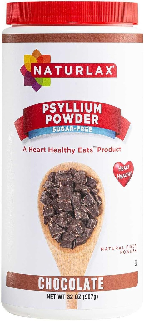 Sugar- Free Psylium Husk Fiber Powder, čokoláda ochucená 32 oz