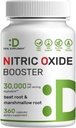 DEAL SUPPLAMENT Nitric Oxide Booster 30,000mg Ekvivalentní, 360 Kapsle - Natural Beet Root & Marshmallow Root Herbal Blend - Promotes Nutrient Flow to Muscles & Heart - Non- GMO