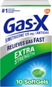Gas- X Extra Silné plynové pojistky se Simethiconem 125 mg - 10 Počet