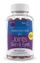 Hyalogické žvýkačky HA gumové míchané Berry Flavor Hyaluronic Acid Gummies - Gluten- Free Gummy Vitamíny pro dospělé - HA dodatek pro spojky, kůže a oči -60 Počet (120 mg)