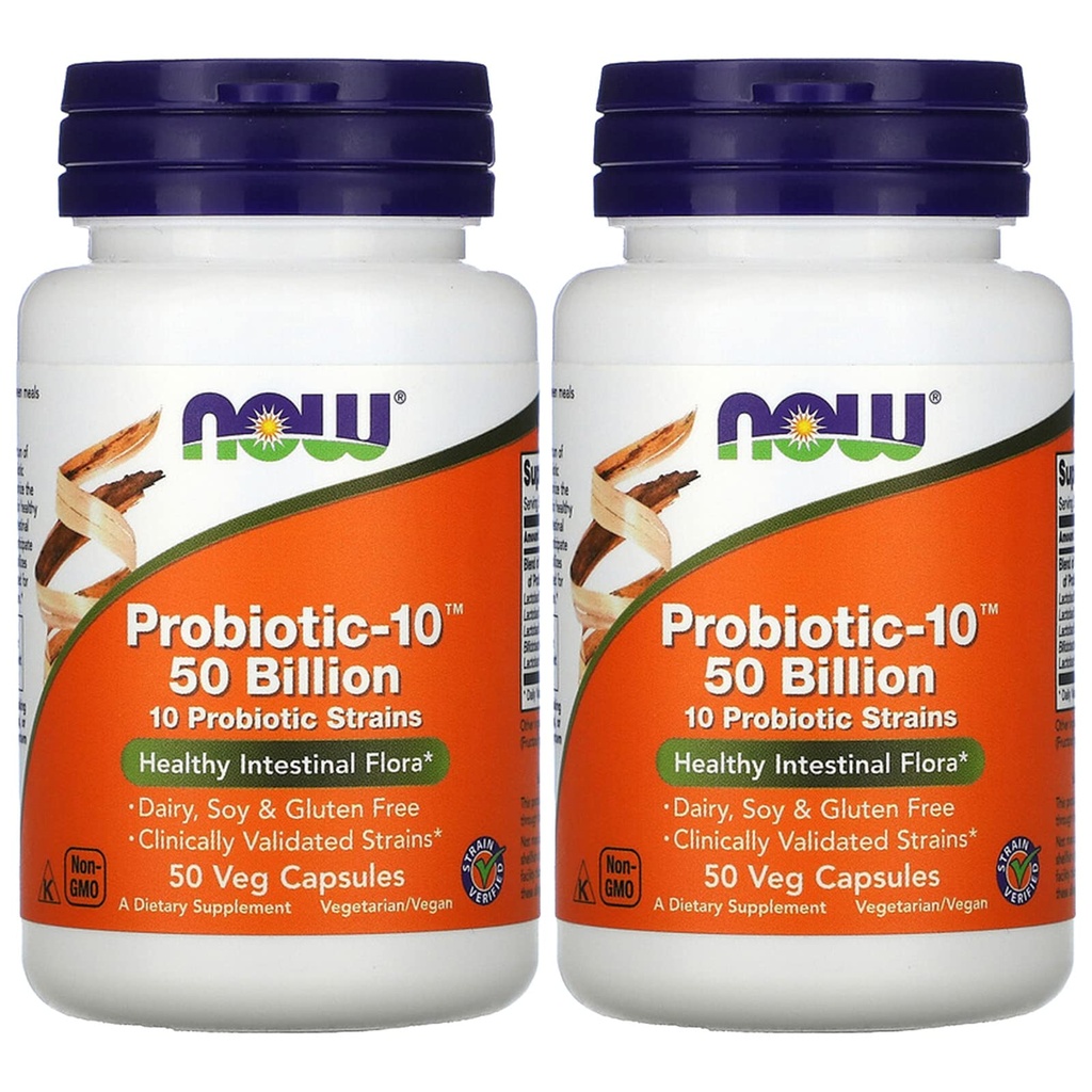 Probiotic10 50 miliard - Now Foods - 50 - VegCap - (Balení po 2)