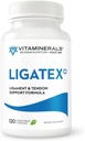 Vitaminerals ® 18 Ligatex Plus CLAS124; Ligament & Tendon Support * CLAS124; Collagen I (Halal) CLAS124; Turmeric CLAS124; Mangan CLAS124; 120 Veggie Caps