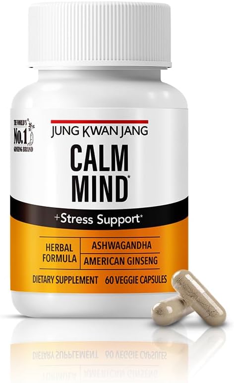 JUNG KWAN JANG Conlax Formule s Ashwagandha 300mg, American Ginseng 428mg a L theanin 204mg Dodatek - 60 kapsle pro muže a ženy