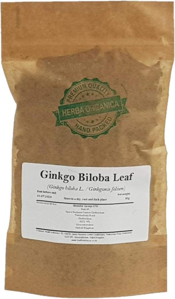 Herba Organica Ginkgo Biloba Leaf - Ginkgo Biloba L - Bylinný čaj (50g)