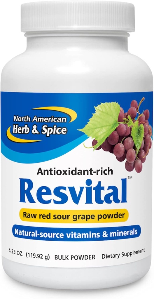 North American Herb and Spice, Resivital Bulk Powder, 120- Grams