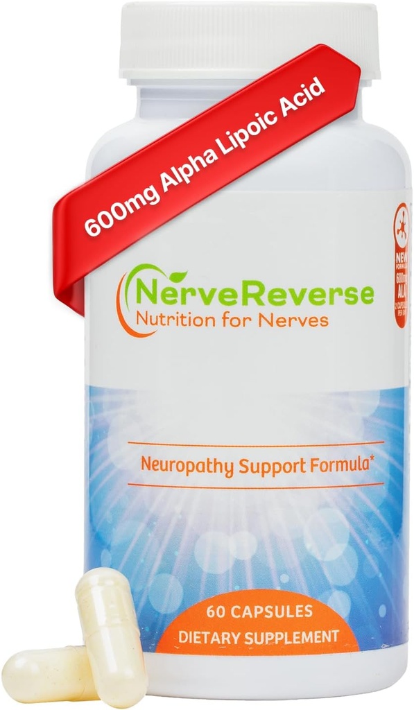 NerveReverzní neuropatie Support Formule Kapsle - 3 balení (3 láhve) - 90 denní dodávka