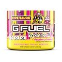 G Fuel Hype Sauce Supreme Hydration, Electrolyte Powder Mix for Energy & Focus, Cukr a kofein Volný dodatek s esenciální vitamíny & Minerály, Malina Lemonáda Flavor, 3.3 oz - 30 Služeb