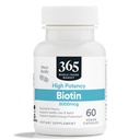 365 od Whole Foods Market, High- Potency Biotin 5000mcg, Vegan, 60 Count