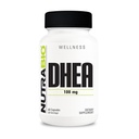 NutraBio DHEA doplněk - pro muže a ženy - DHEA (100 mg) 60 Kapsle