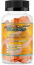Chronox Orange Flavor Omega 3 Fish Oil Gummies pro dospělé - Delicious Chewable Omega 3 Supplement with Fish Oil - Pilulky Alternativní a Non-GMO Gummies for Daily Health - (60 Počet)