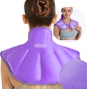 REVIX Rameno Ice Pack Reuse Big Neck Rameno Ice Pack Wrap for Upper Back Tirely, Soothing Discomfort and Fatigue, Purple