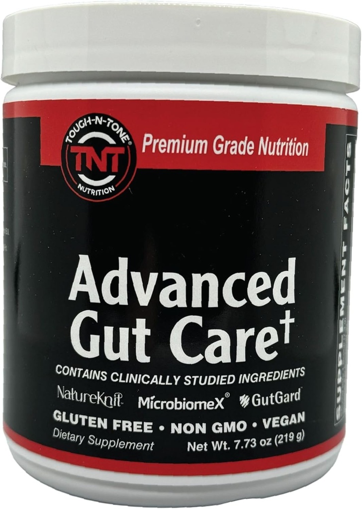 TOUGH- N- TONE pokročilé Gut Care Health Non- GMO, Gluten Free, Vegan