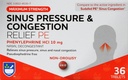 Rite Aid Sinus Pressure and Congestion Non- Drowsy Relief PE, 10mg - 36 Tablet Nasal Decongestant S124; Sinus Relief S124; Alergie Medikace Non Drowsy S124; Alergie Relief S124; Sinus Pressure Relief S124; Mucus Relief