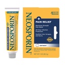 Neosporin + Maximum - Síla Triple Antibiotic Ointment with Pain Relief, Dual Aid First Aid Wound Care, No- Sting Formule s Pramoxin HCl, Bacitracin Zinek, 1 oz Single Tube