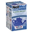 NeilMed NasaFlo Neti Pot s 60 Premixed Packets