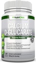 Vápník D- Glucarát - 500mg - 120 Rostlinné kapsle - Superior potence na podporu čištění procesů, Estrogen Metabolismus & Hormonální bilance - Pomáhá s prostatou, prsu a Colon zdraví