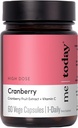 me today Cranberry 30,000mg s vitaminem C - Podpora zdraví při močení, imunitní boost, veganské doplňky - High potency Cranberry pilulky pro ženy a muže, 60 Služeb