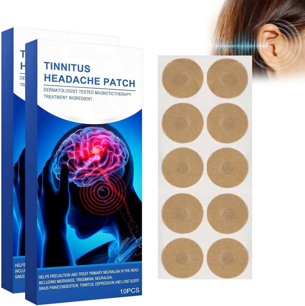 Tinnitus Záplaty 20 PC, Ušní záplaty pro Tinnitus, Ušní záplata, Sluchový weaken, SITchy Uší / Non- Tkaniny Fabric Patch (20PCS)