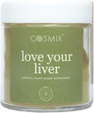 cosmix Love Your Equity, Detoxifikace jater & ledvin, Očišťuje krev, snížení inflamace, Bhumi Amalaki, Mléko Thistle, Turmeric, 60G - Dělá až 40 Služeb, Plant- based Superfood Blend