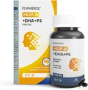 Fosfatidylserin 120mg Omega 3 DHA 60 Softgels s Huperzine A pro starší děti Brain Health and Cognitive Supplements - Zlepšit funkci mozku Fosfatidylserin s DHA