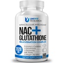 Advanced Complex-NAC Supplement (N- Acetyl L- Cystein) 600mg s L- Glutathione 500mg a Mléko Thistle extract- Potenciální antioxidant- Imunitation Function Support Respirate Health- Promotes Jaterní ledviny Detox