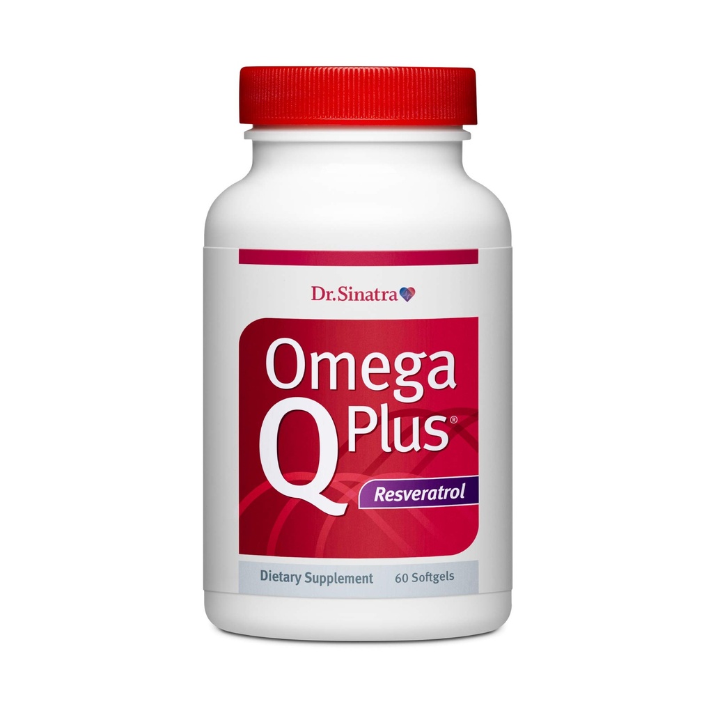 Dr. Sinatra Omega Q Plus Resveratrol - Omega33 dodatek s CoQ10 a Resveratrol - Promotes Komplexní srdce a celé tělo zdraví, které vám pomohou věk dobře (60 softgels)