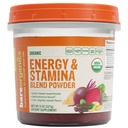 BareOrganics Energy & Stamina Blend Powder, Organic Superfood, Vegan Dietní dodatek, 8 Ounces