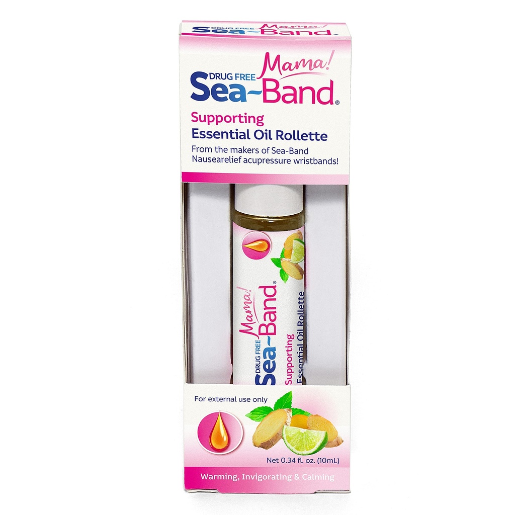 Sea- Band Mama! Esenciální olej zklidňující aromaterapie Rollette pro ranní nemoc pomoc