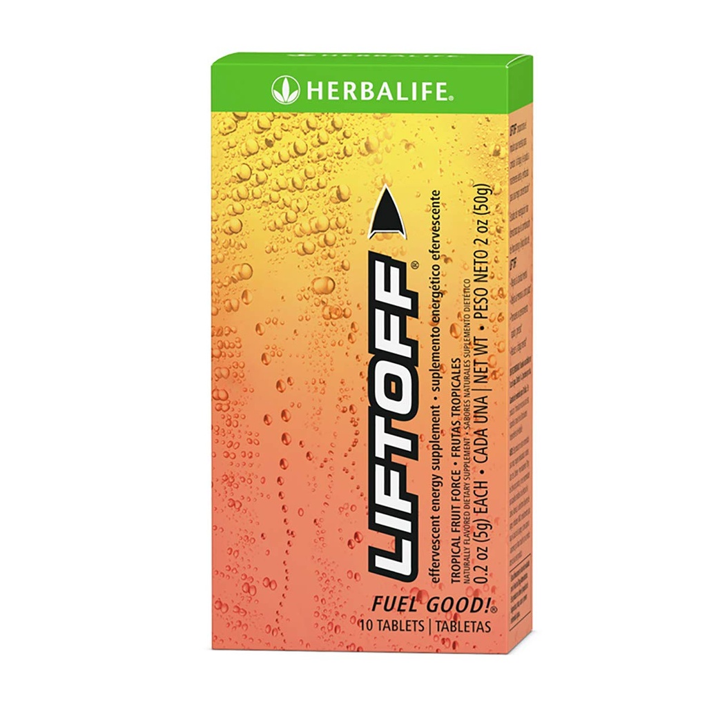 Effervescentní doplněk energie Tropická ovocná síla 10 tablet